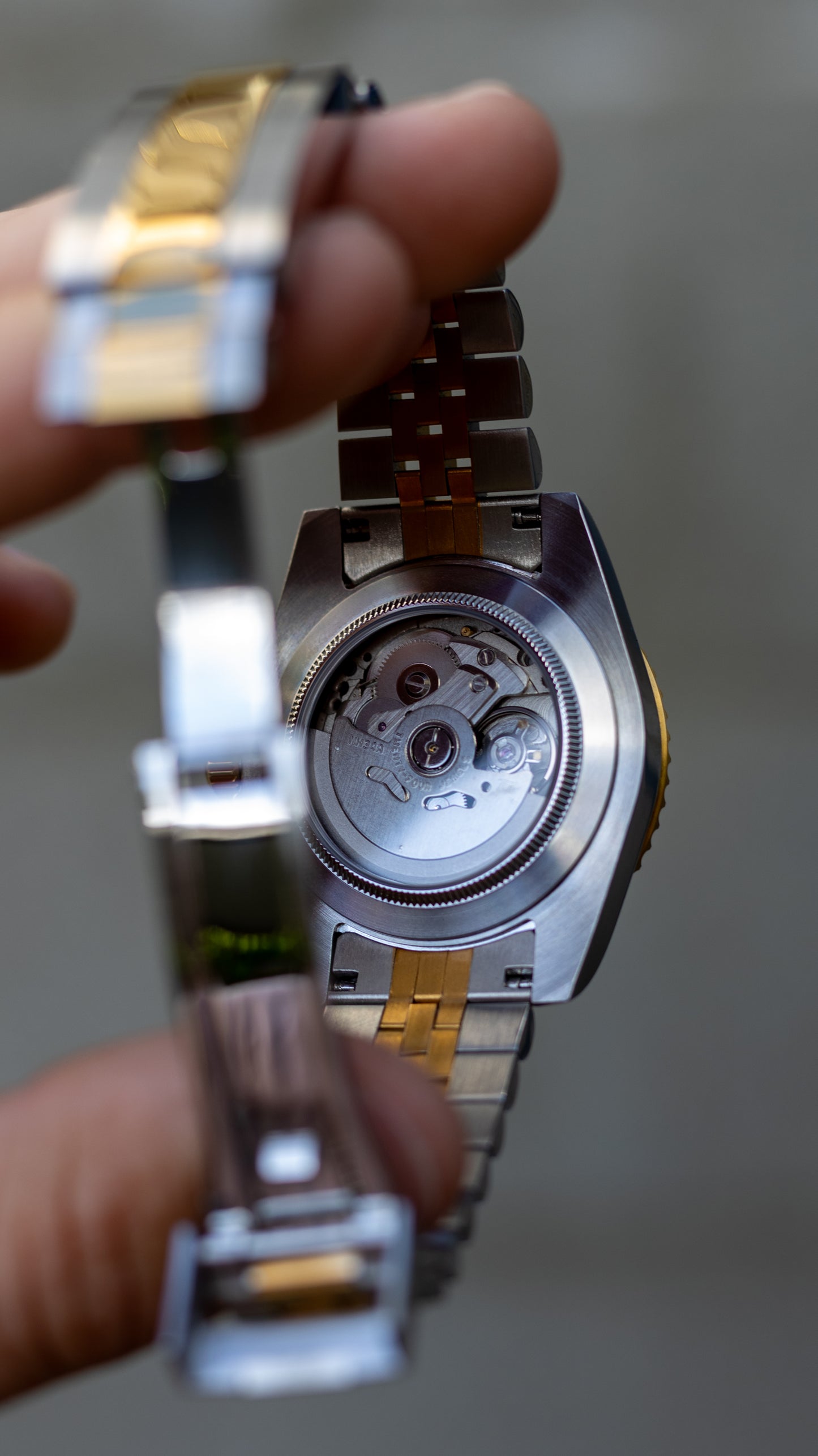 PrestigeWatchMods Custom Seiko "Two Tone" GMT NH34 Automatic Watch
