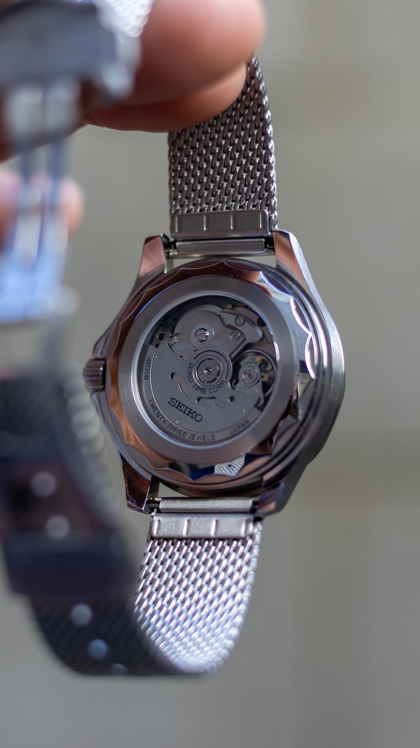 PrestigeWatchMods Custom Seiko Mod Blue "SeaMaster" Watch