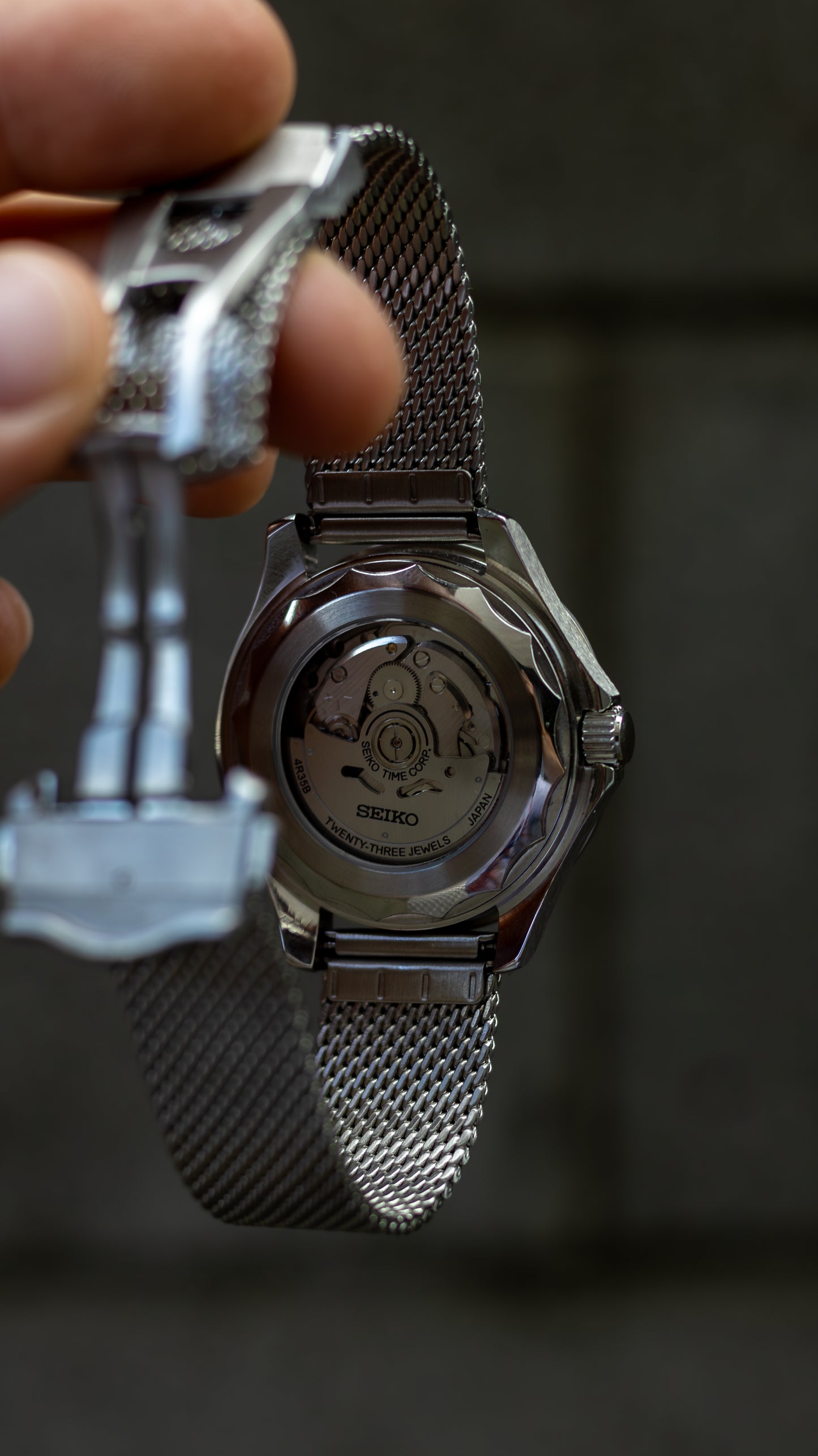 PrestigeWatchMods Custom Seiko Mod Black "SeaMaster" Watch